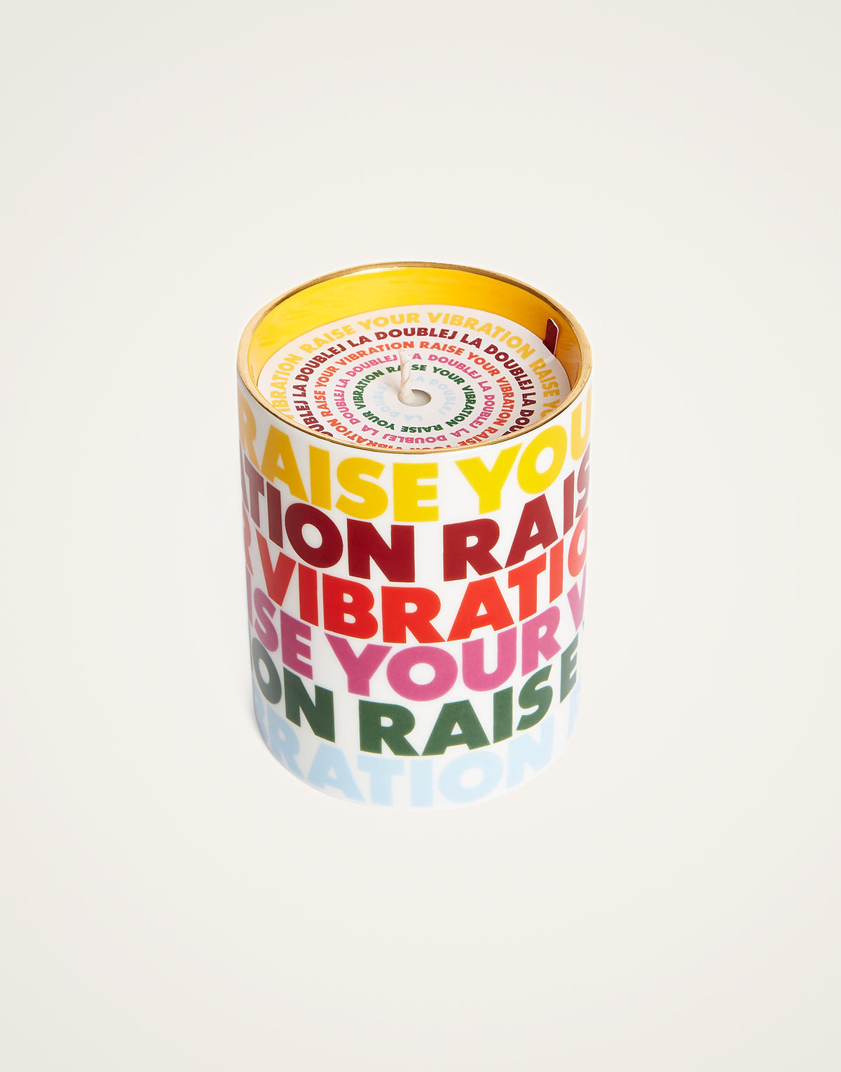 320G Candle in Raise Your Vibration Multicolor