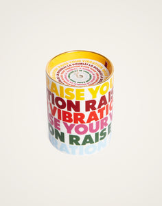 320G Candle in Raise Your Vibration Multicolor