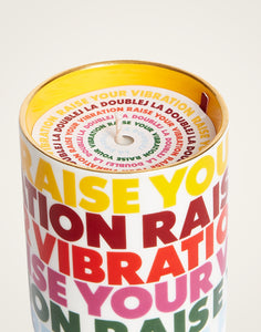320G Candle in Raise Your Vibration Multicolor