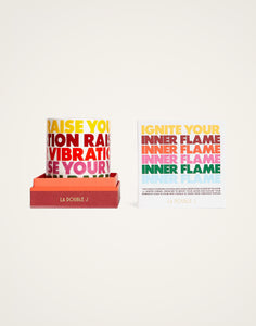 320G Candle in Raise Your Vibration Multicolor