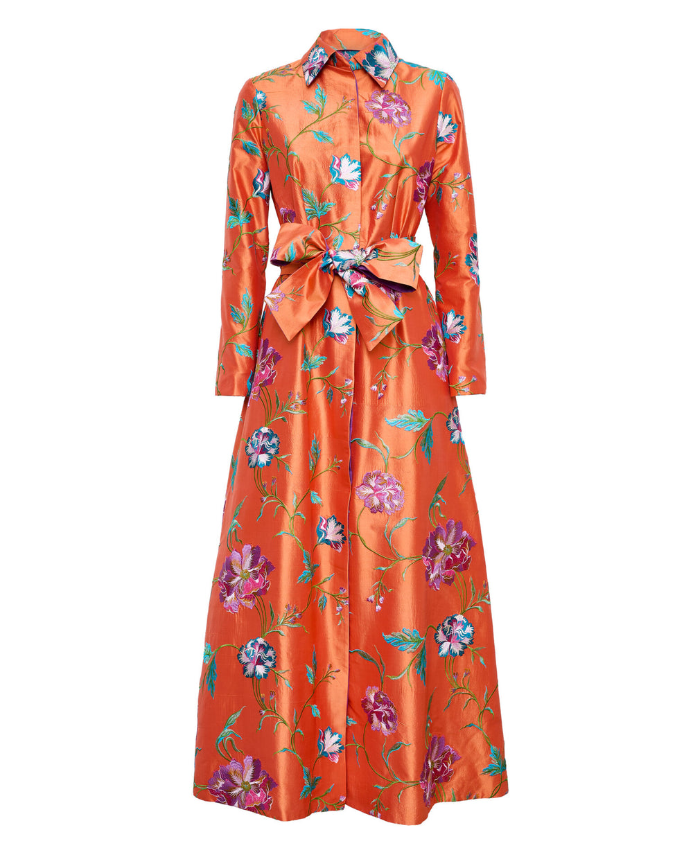 Cesira Duster Coat Dress in Garden of Eden