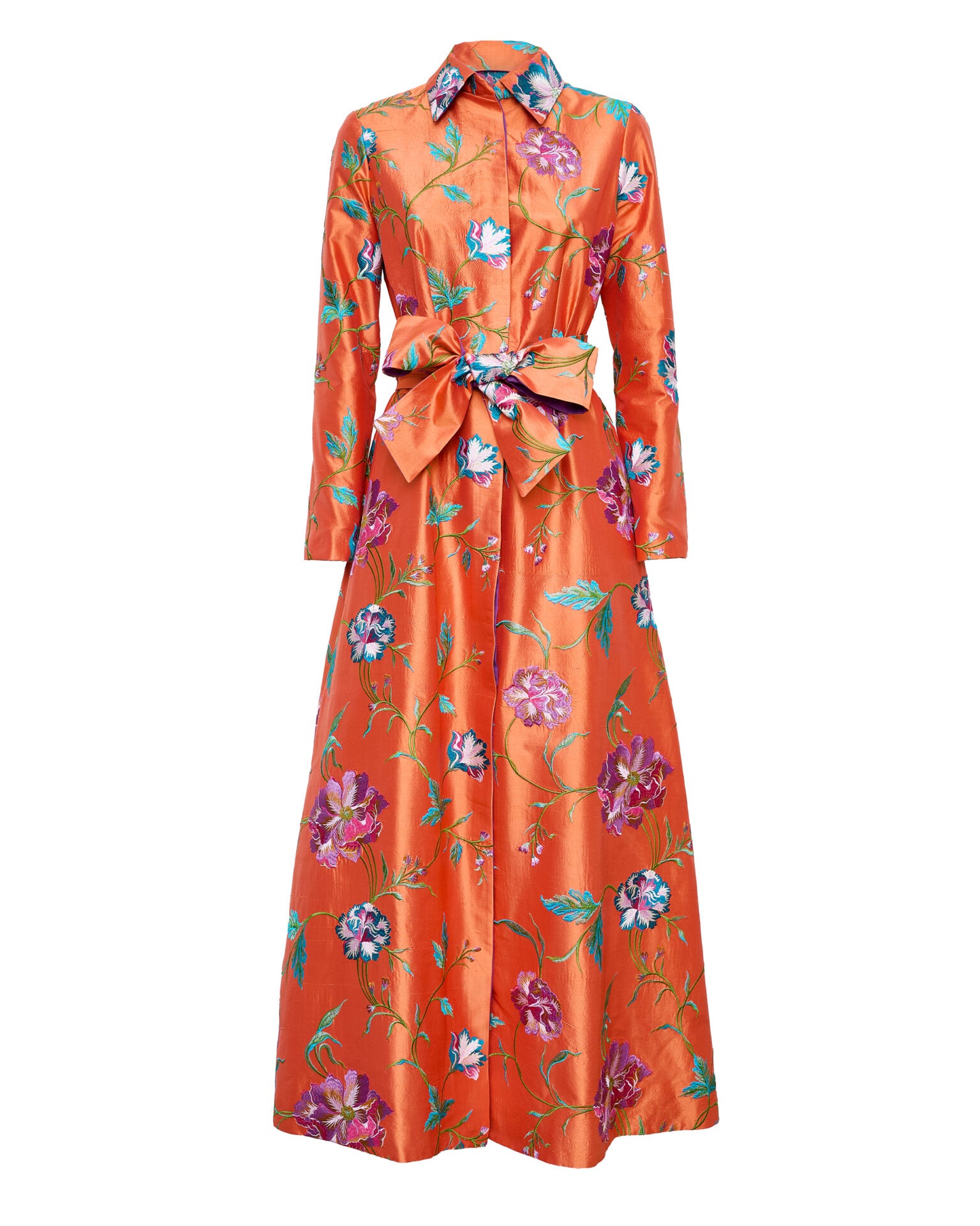 Cesira Duster Coat Dress in Garden of Eden