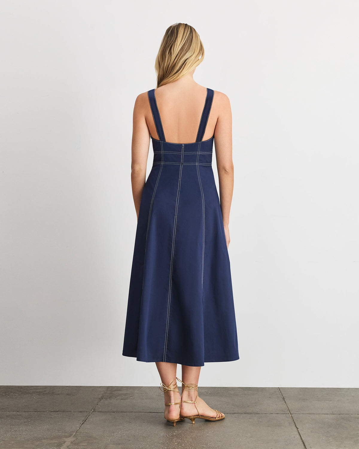 Caprice Dress in Maritime Blue