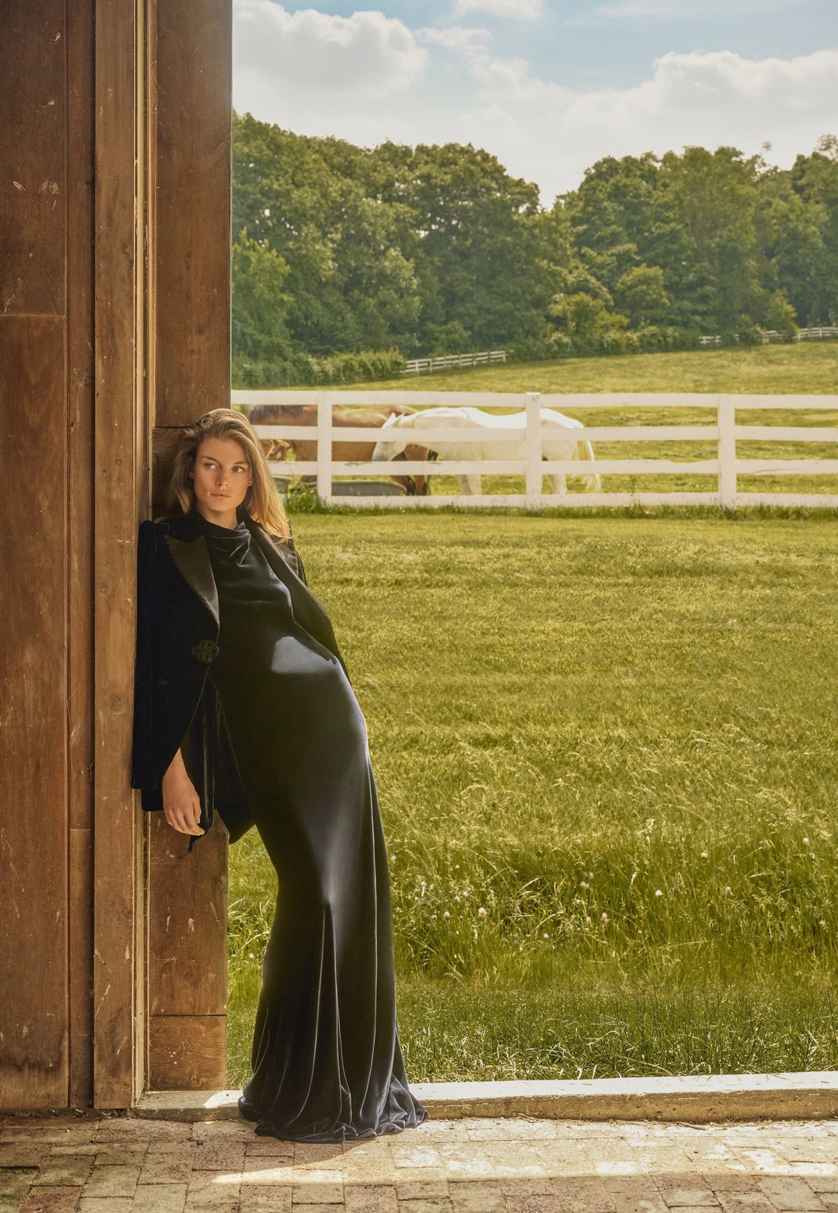 Genesis Gown in Inky Navy