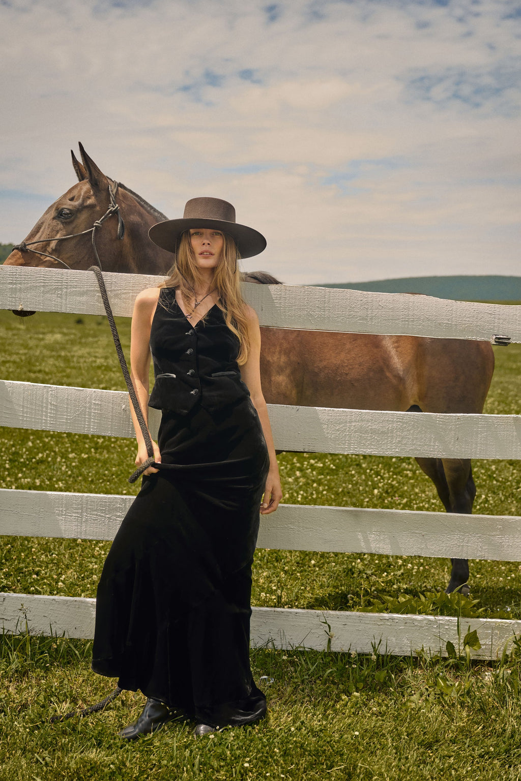 Samara Maxi Skirt in Black
