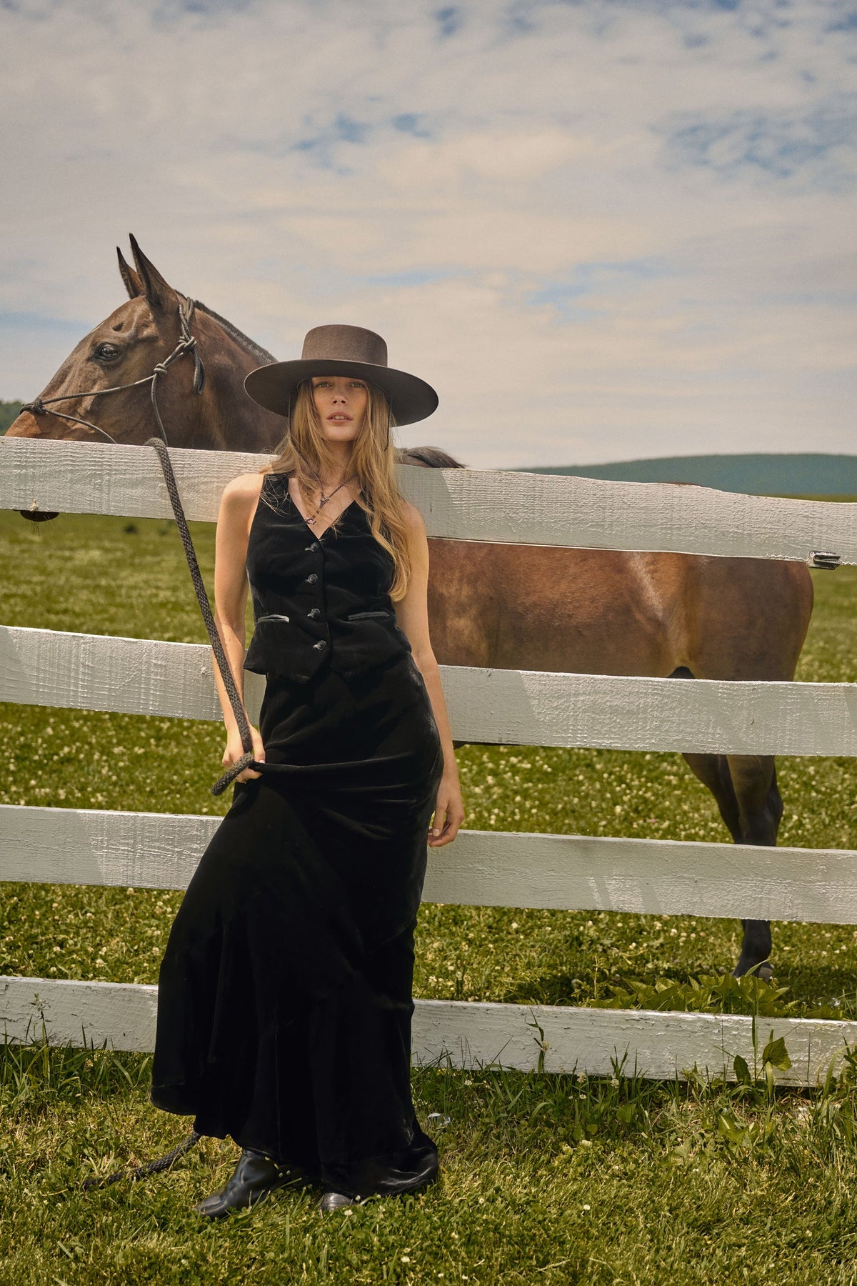 Samara Maxi Skirt in Black