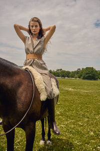 Alonso Vest in Carlson Tweed Brown/Beige
