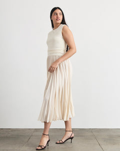 Carly Dress in Cream