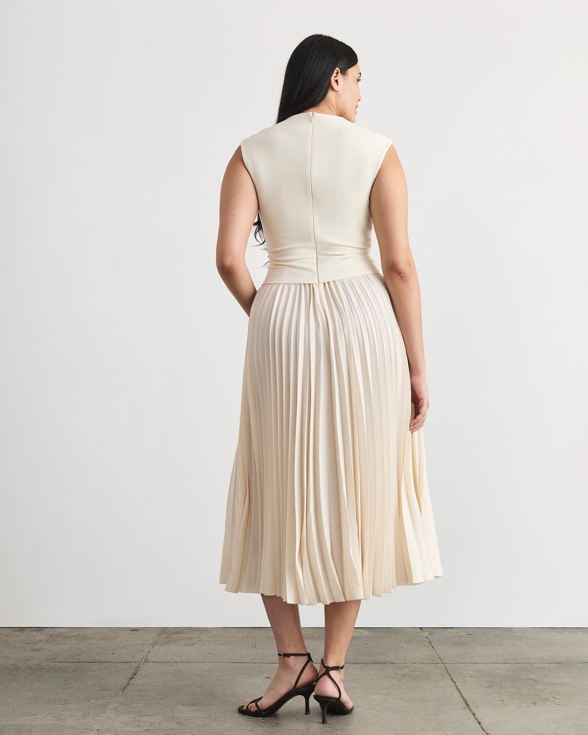 Carly Dress in Cream
