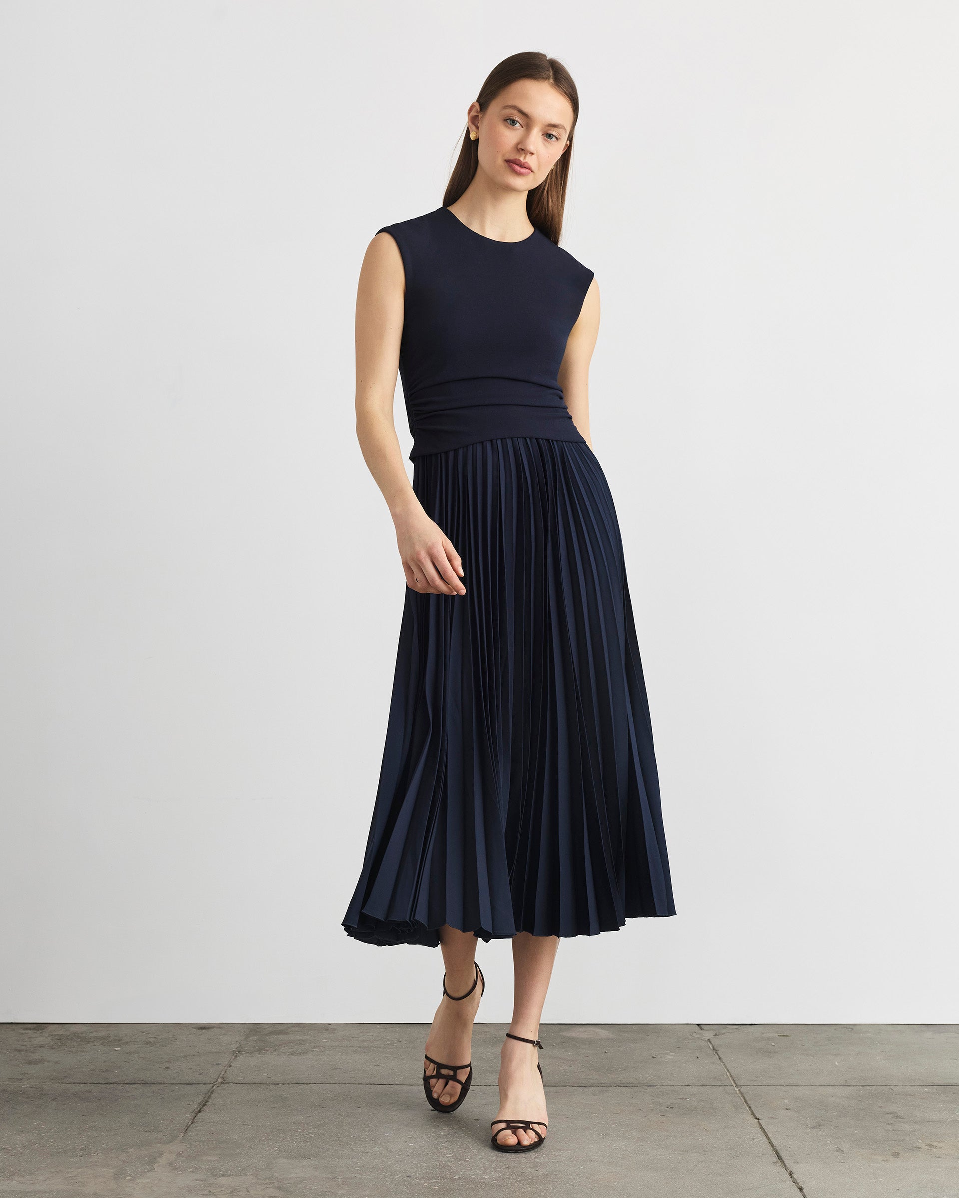 Carly Dress in Maritime Blue