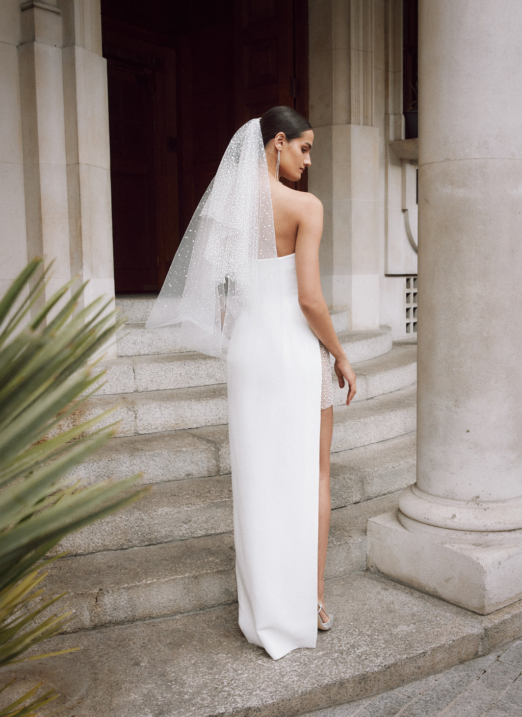 Carmen Dress in Ivory