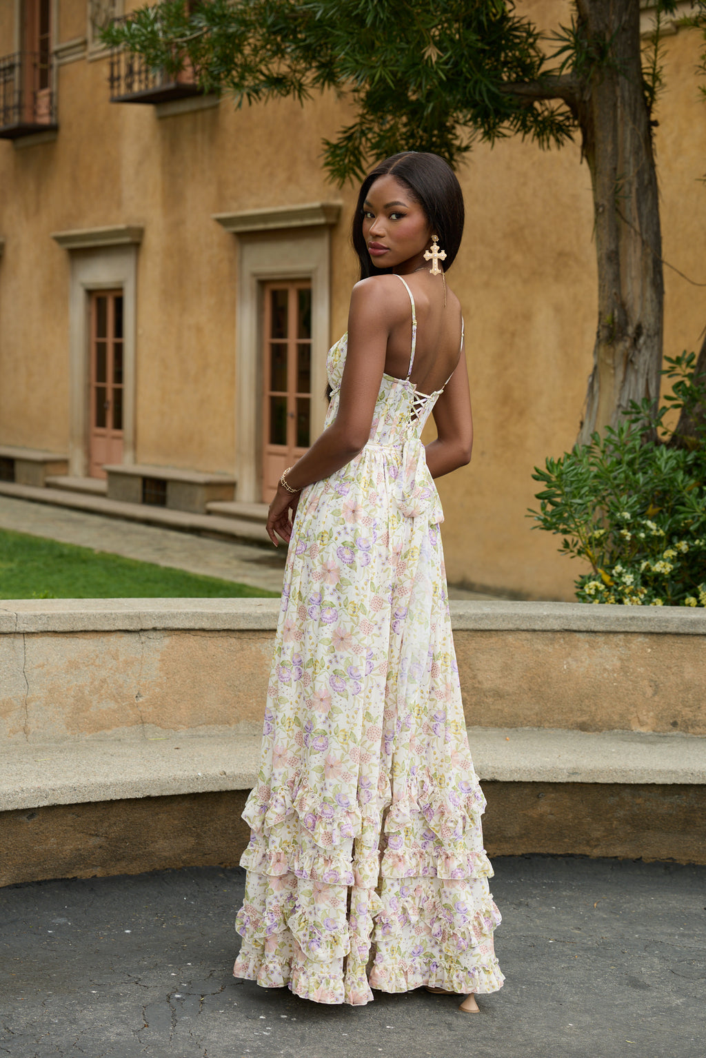The Carmen Dress in Cordoba Print 2