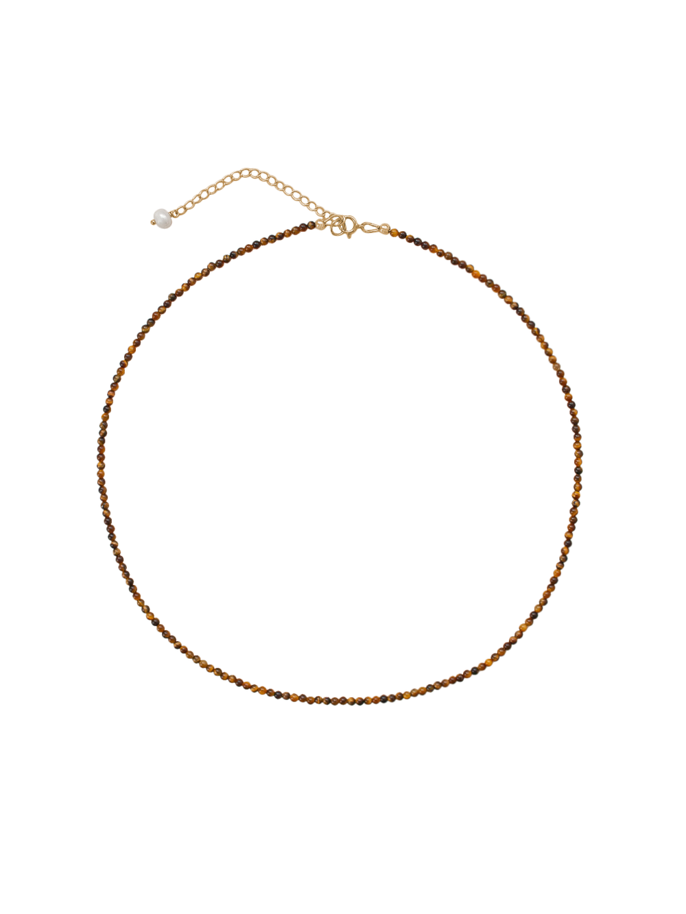 Caroline Necklace in Brown