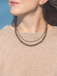 Polly Necklace in Brown