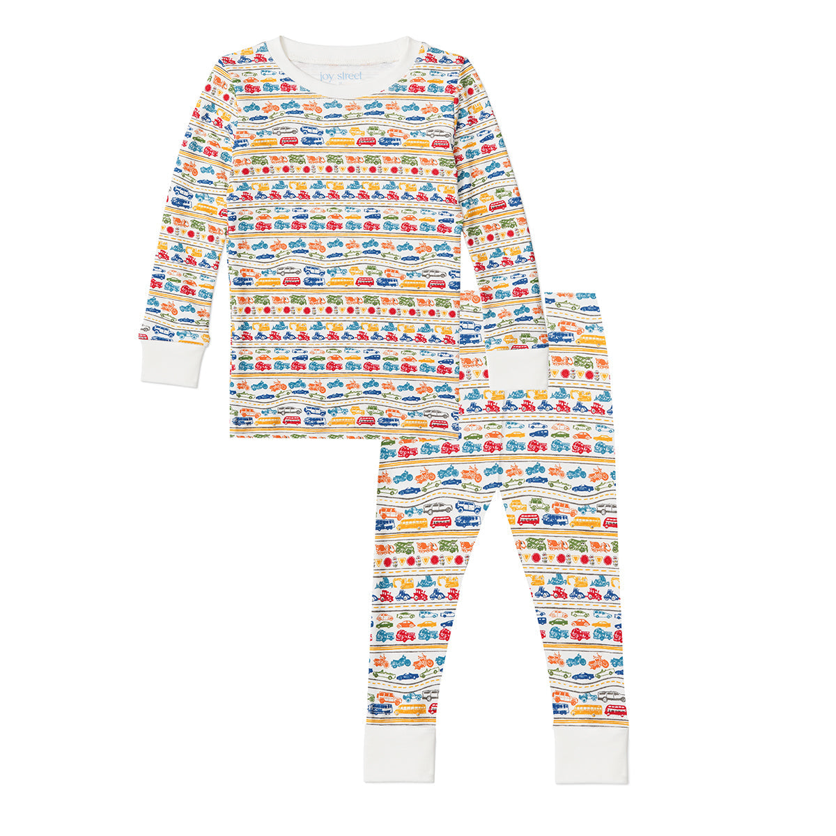 Joy Street Kids Cars & Trucks Kids Two Piece Pajamas