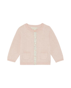 Casey Baby Cardigan in Pink