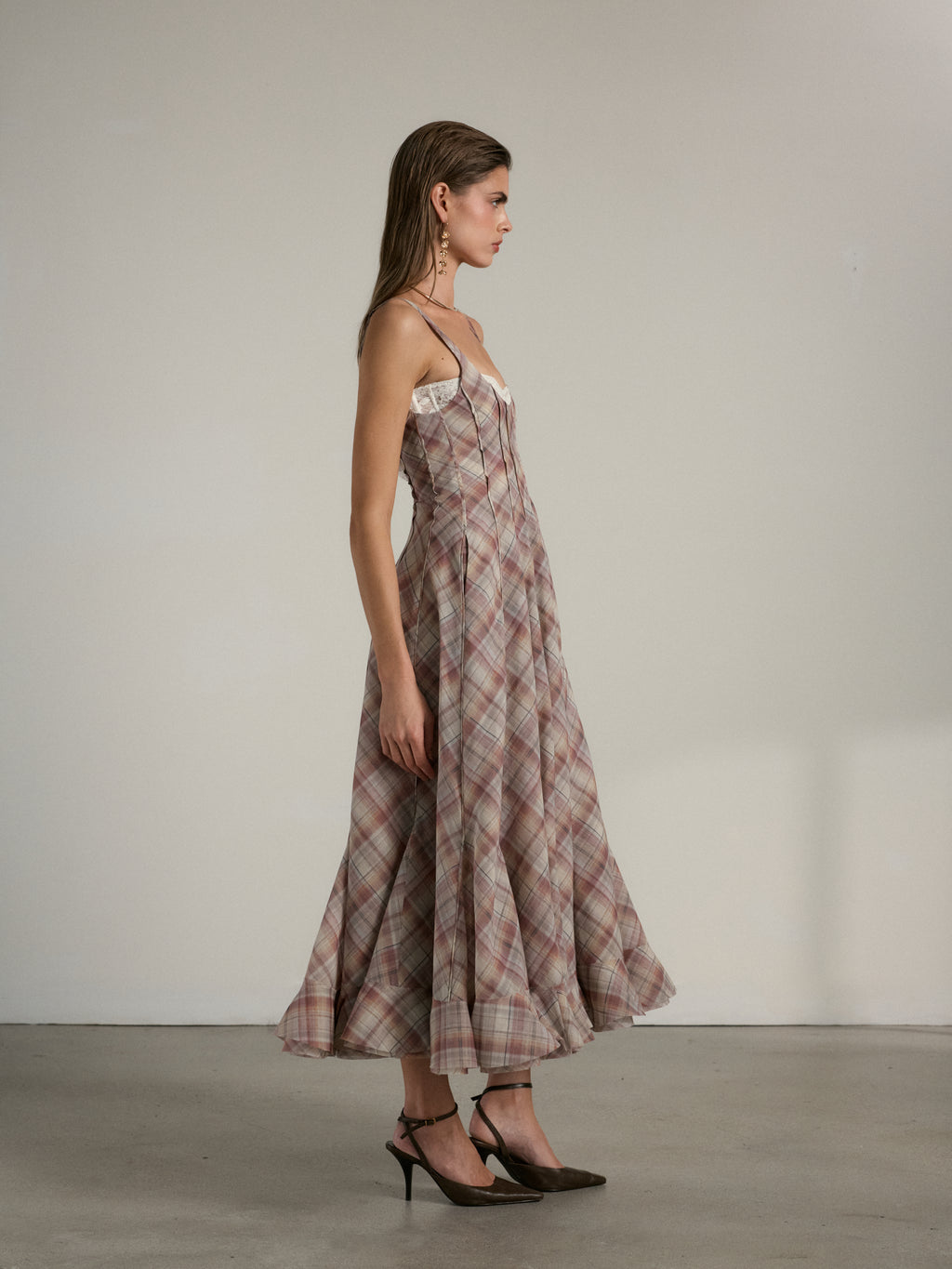 The Catalonia Dress in Plaid