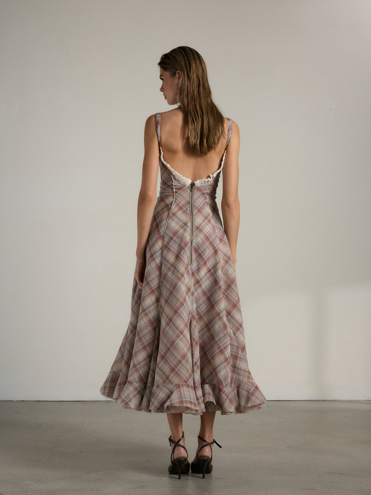 The Catalonia Dress in Plaid