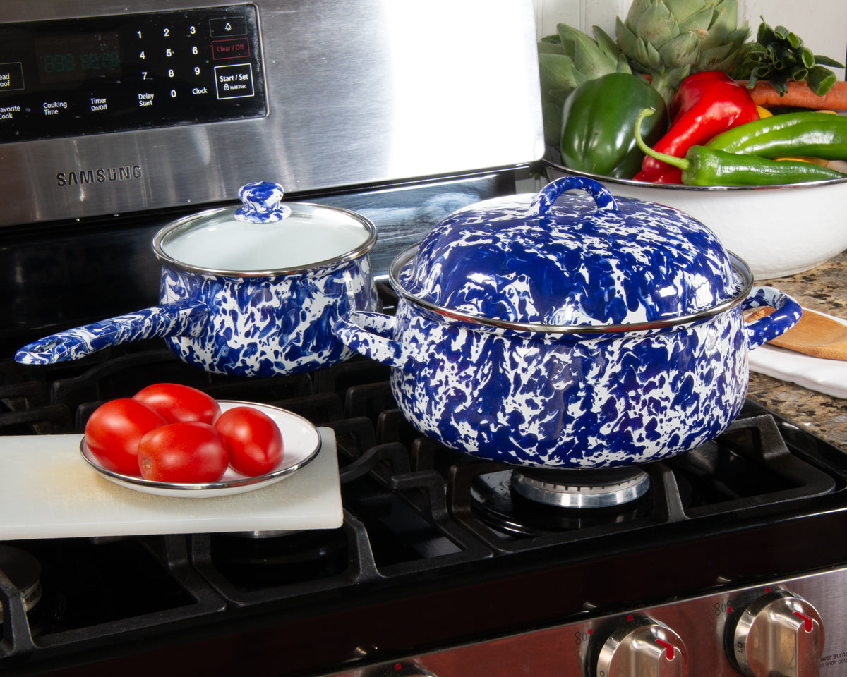 Dutch Oven in Cobalt Swirl