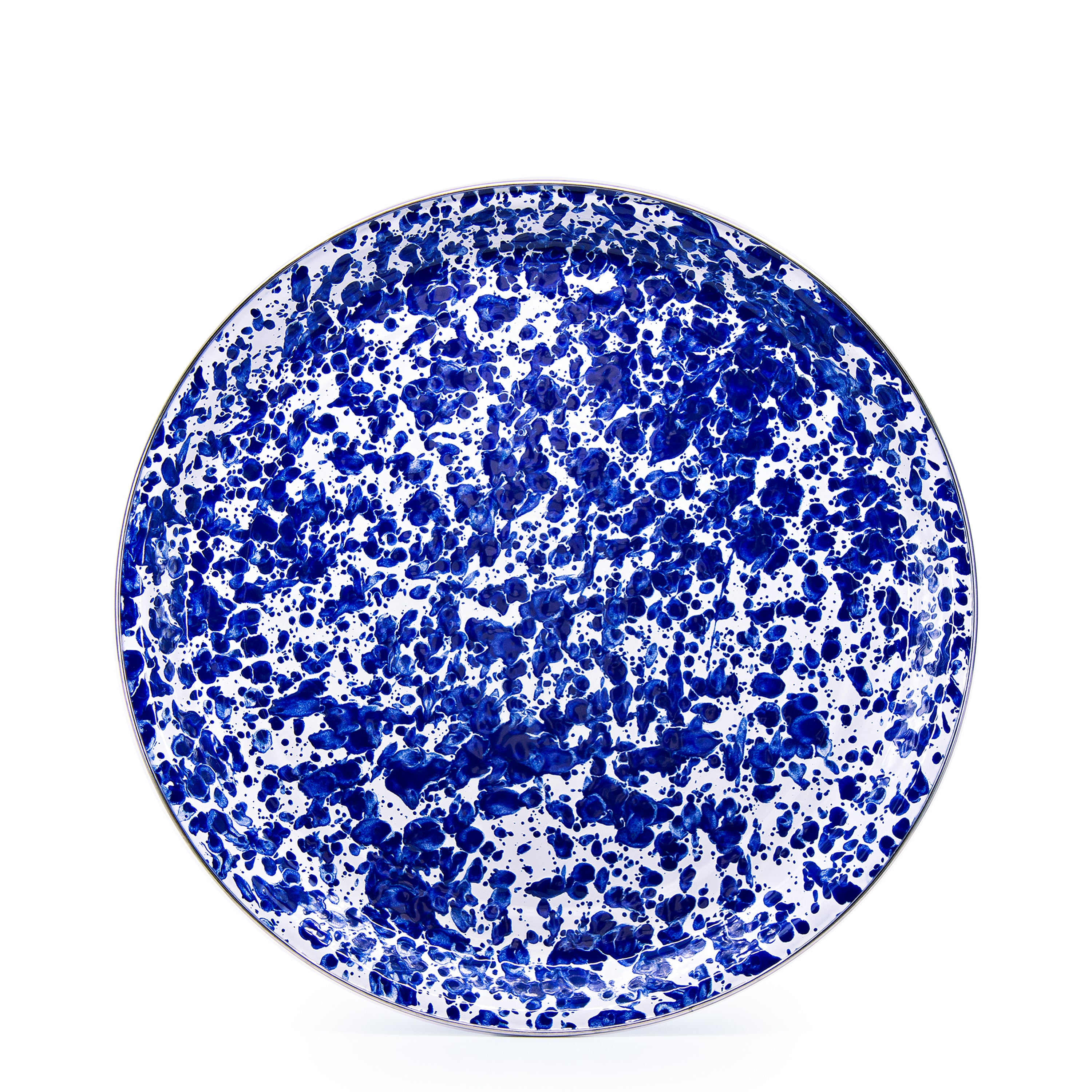 Medium Tray in Cobalt Swirl