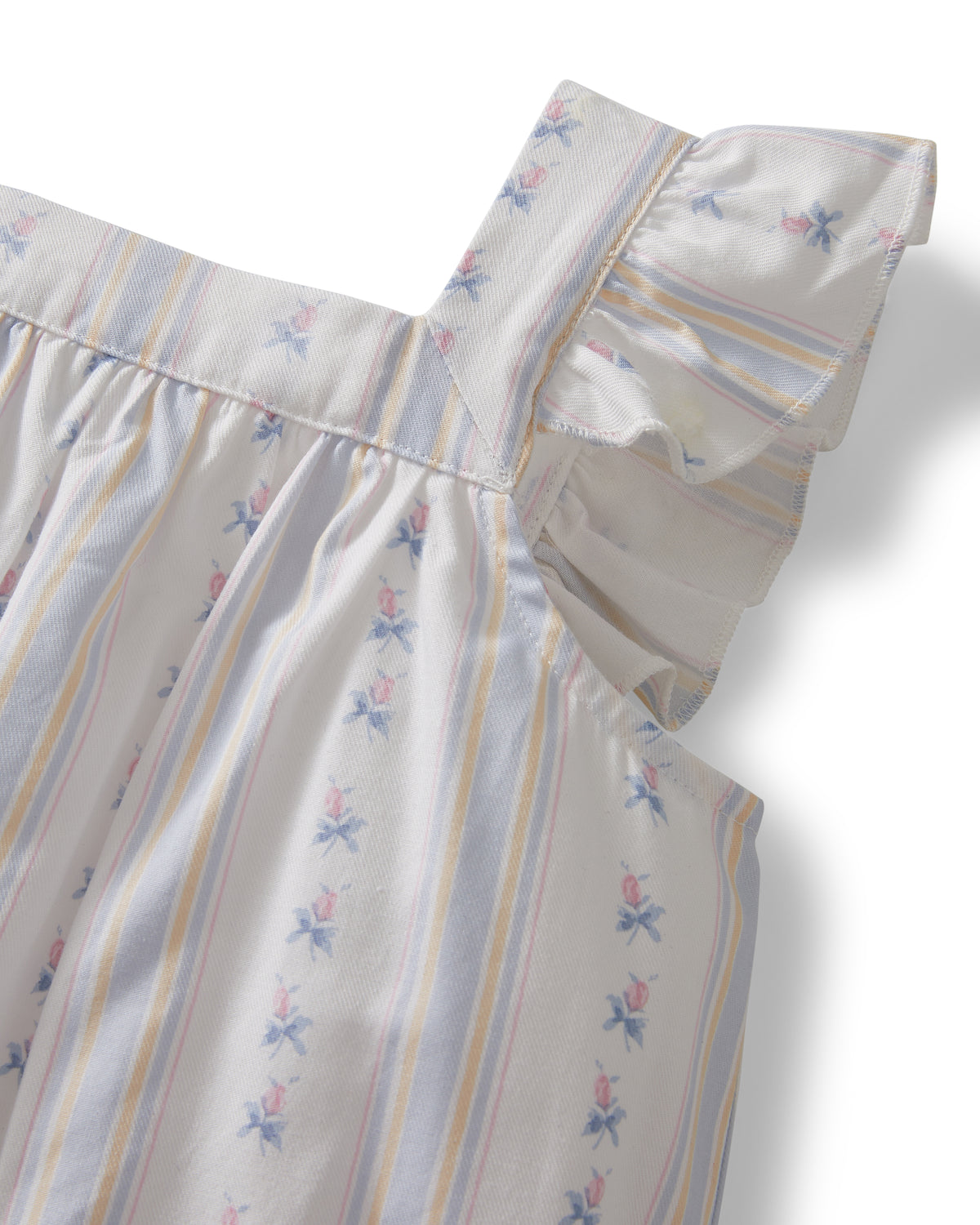 Girl's Twill Clara Nightgown in Cottage Stripe