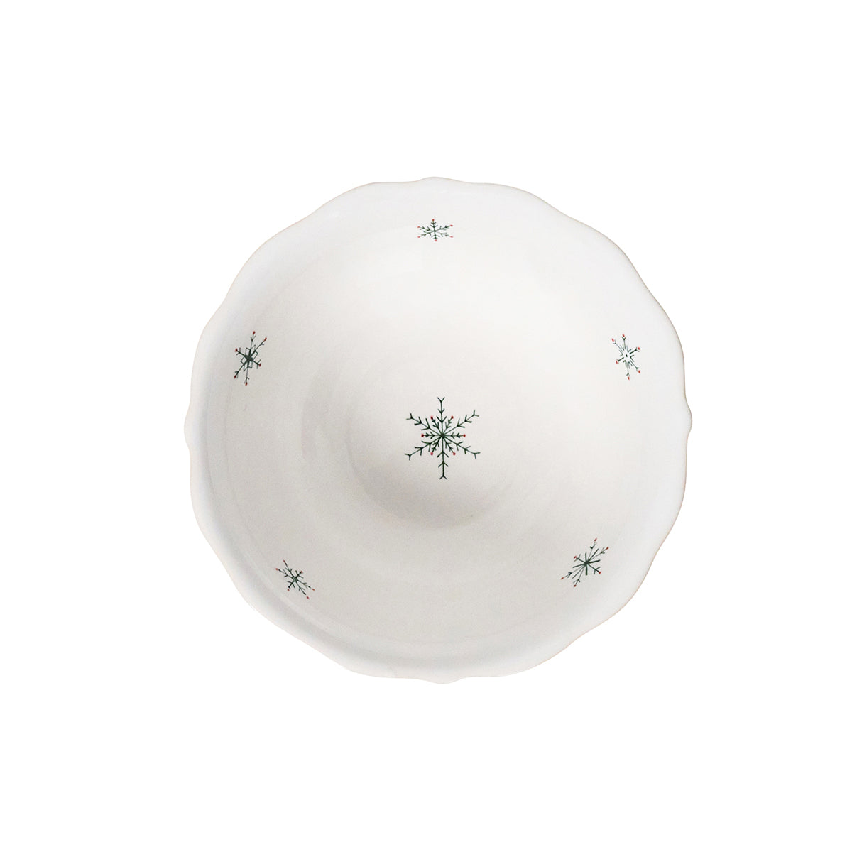 Country Estate Winter Frolic Cereal/Ice Cream Bowl in Evergreen