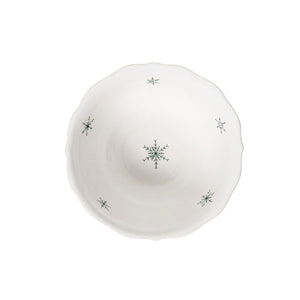 Country Estate Winter Frolic Cereal/Ice Cream Bowl in Evergreen