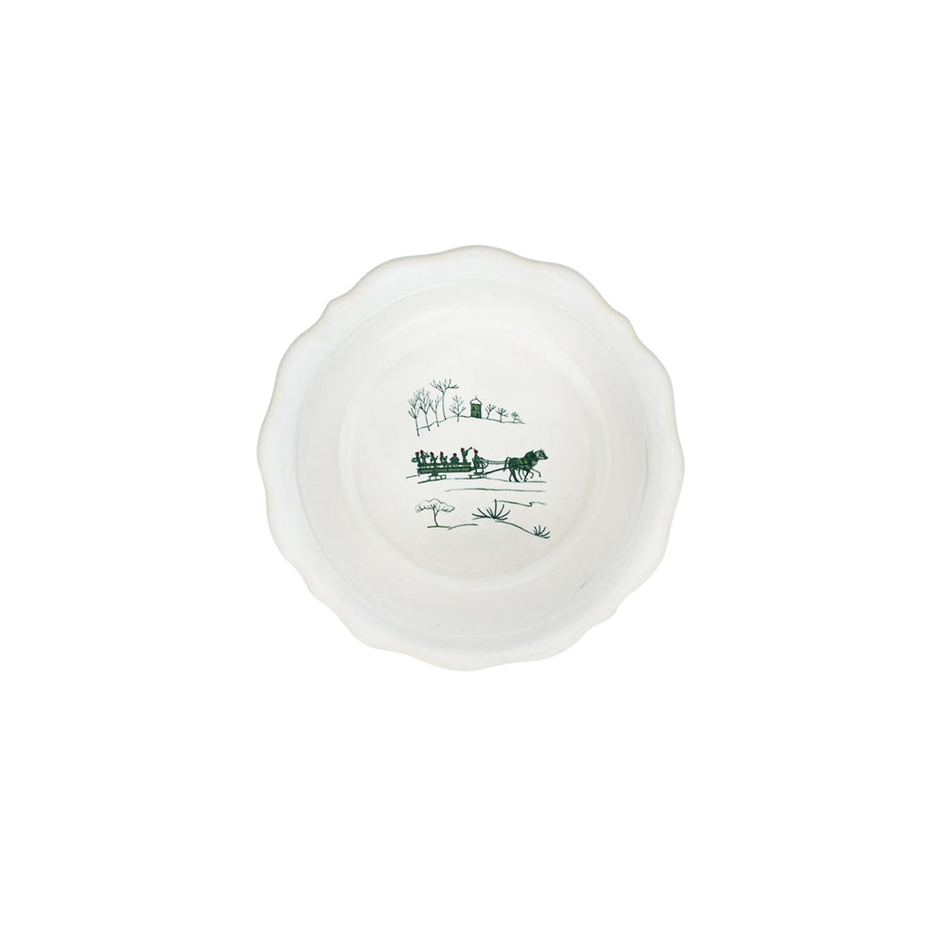 Country Estate Winter Frolic Ramekin in Evergreen