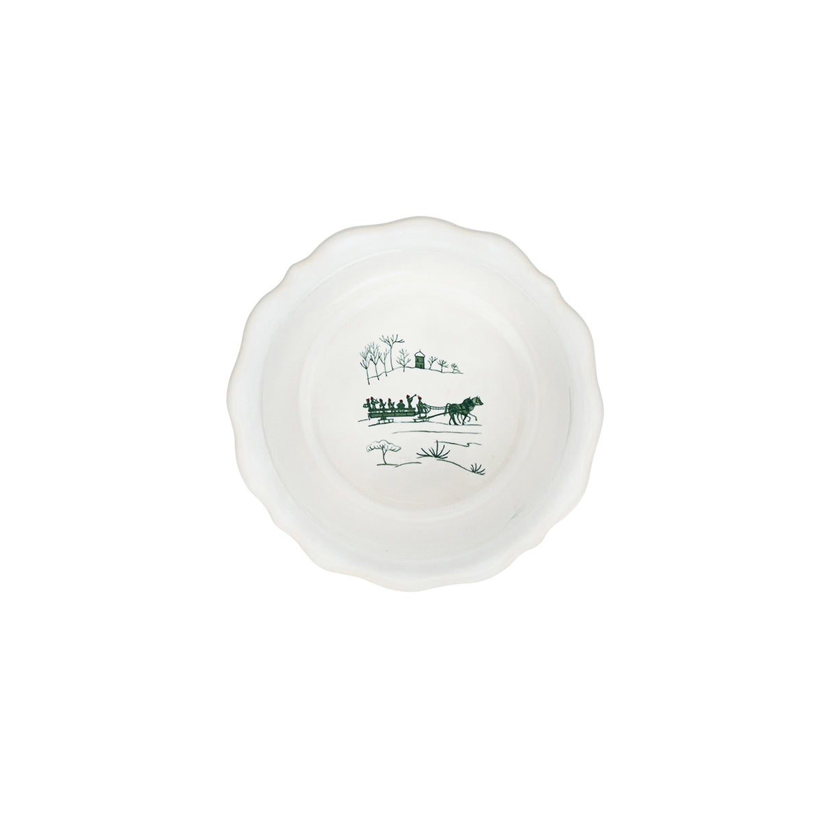 Country Estate Winter Frolic Ramekin in Evergreen
