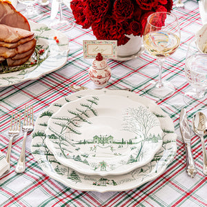 Country Estate Winter Frolic Place Setting in Evergreen, Set of 16