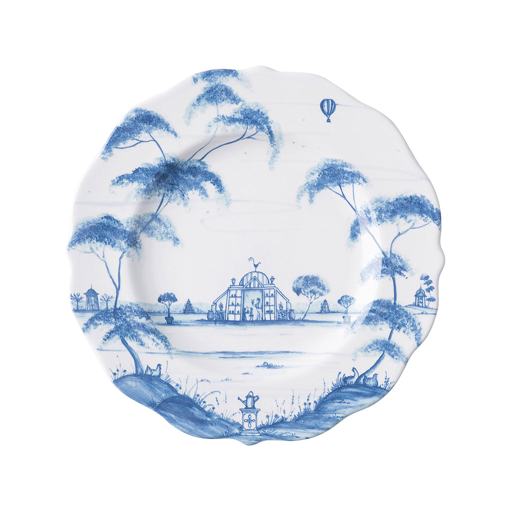 Country Estate Place Setting in Delft Blue, Set of 4