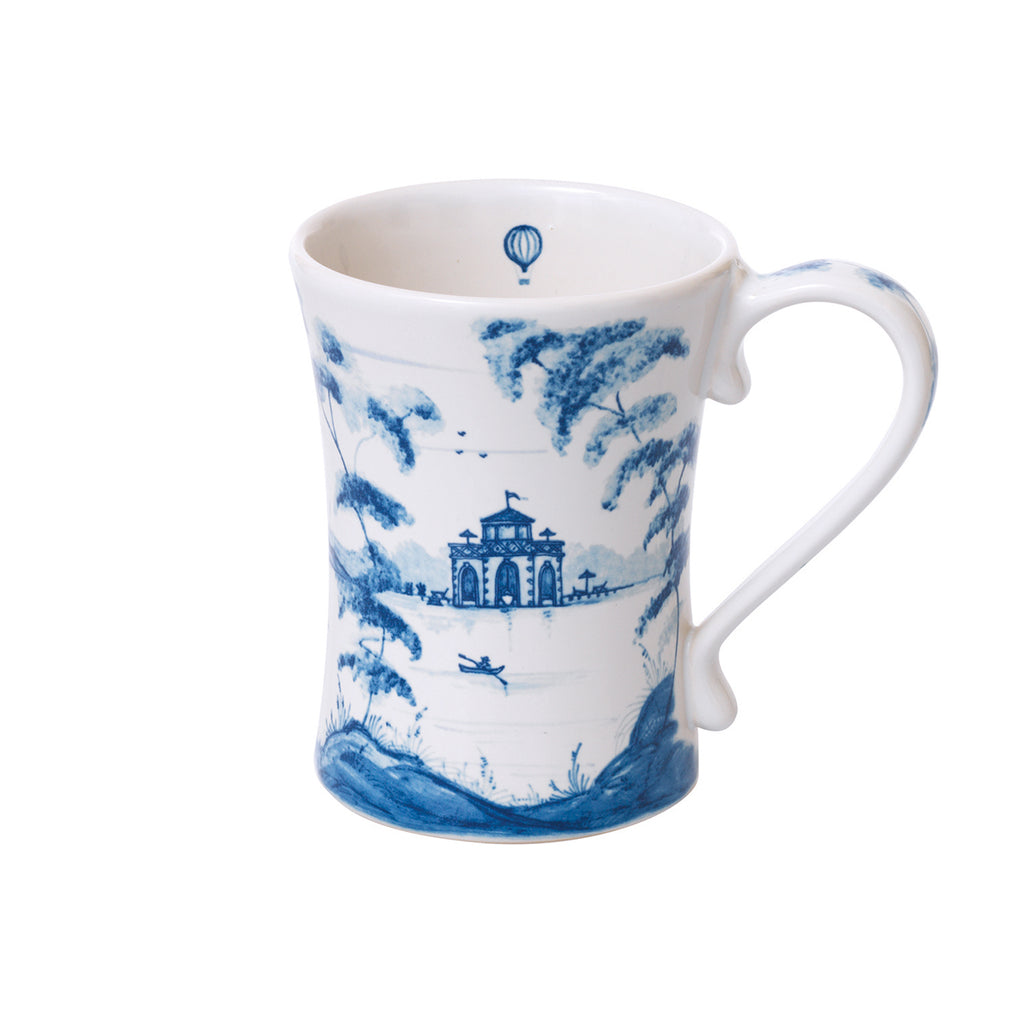 Country Estate Place Setting in Delft Blue, Set of 4