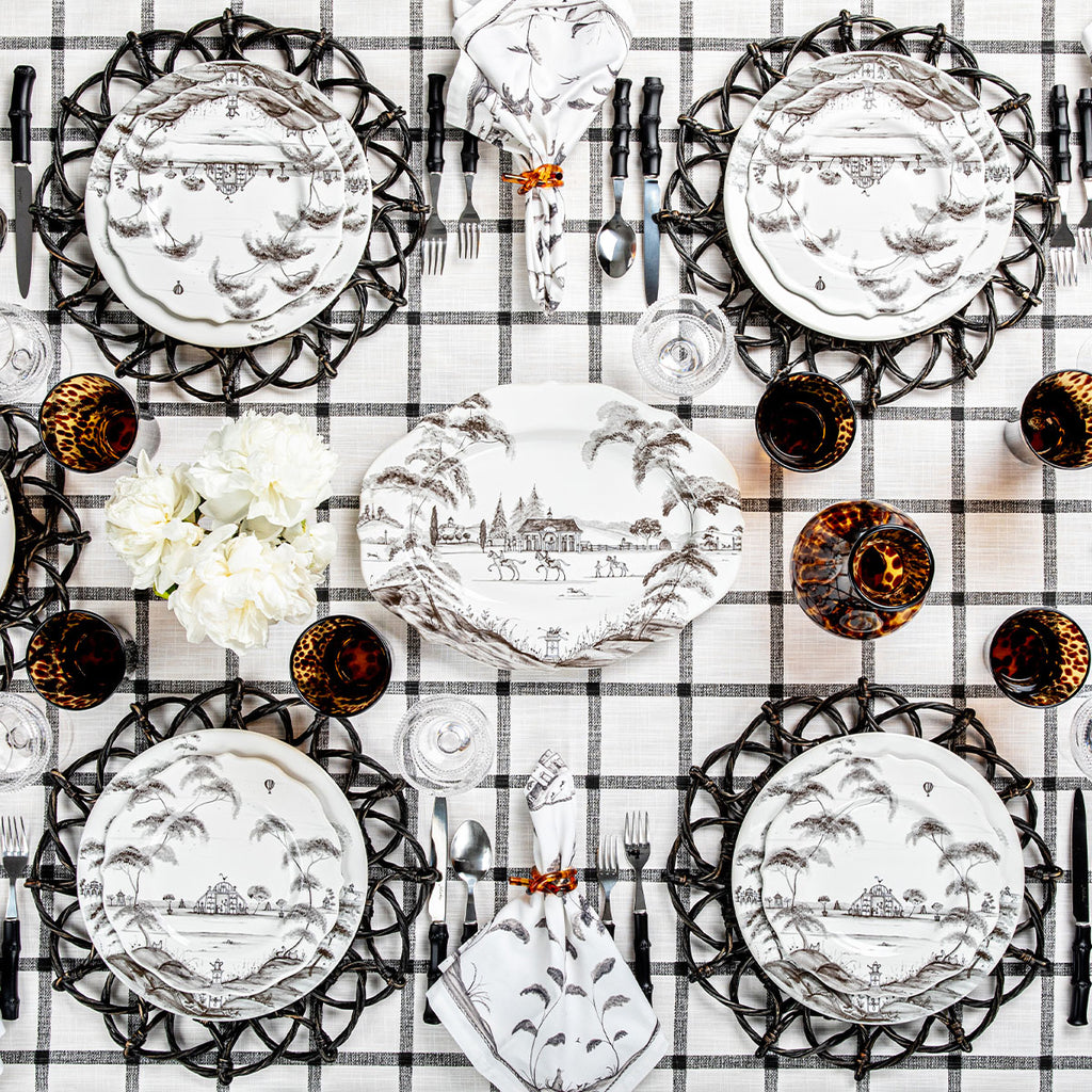 Country Estate Place Setting in Flint Grey, Set of 4