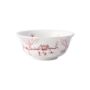 Country Estate Winter Frolic 16-Piece Place Setting in Ruby