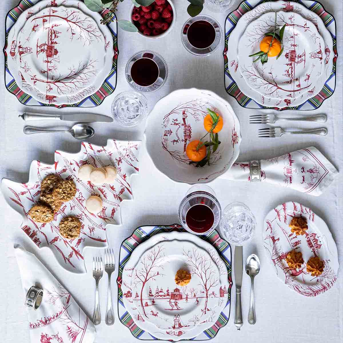 Country Estate Winter Frolic 13" Centerpiece Bowl