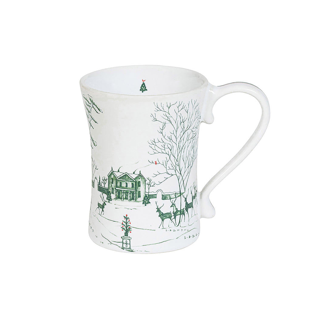 Country Estate Winter Frolic Place Setting in Evergreen, Set of 4