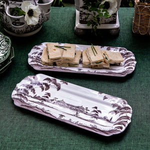 Country Estate 15" Hostess Tray in Flint Grey