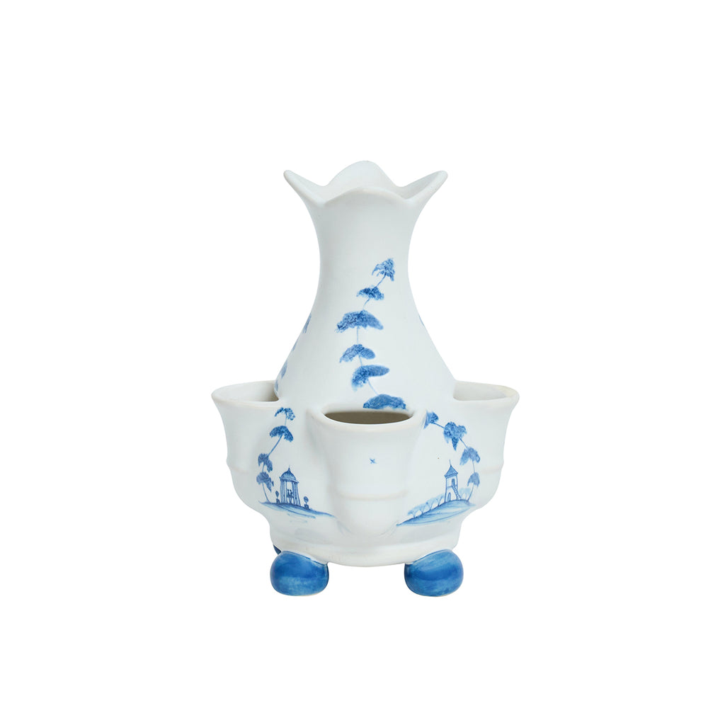 Country Estate 6" Tulipiere Vase in Delft Blue