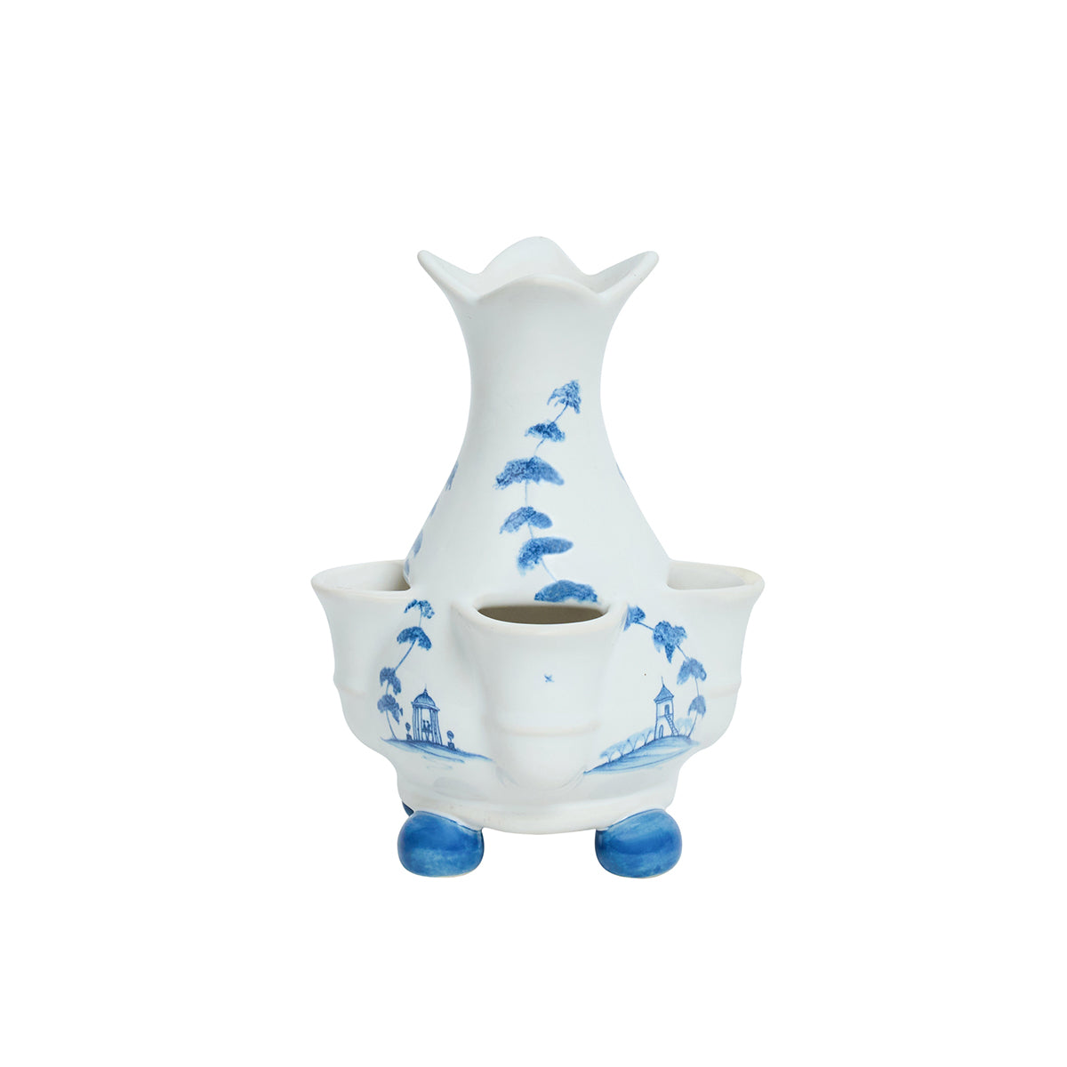 Country Estate 6" Tulipiere Vase in Delft Blue