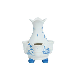 Country Estate 6" Tulipiere Vase in Delft Blue