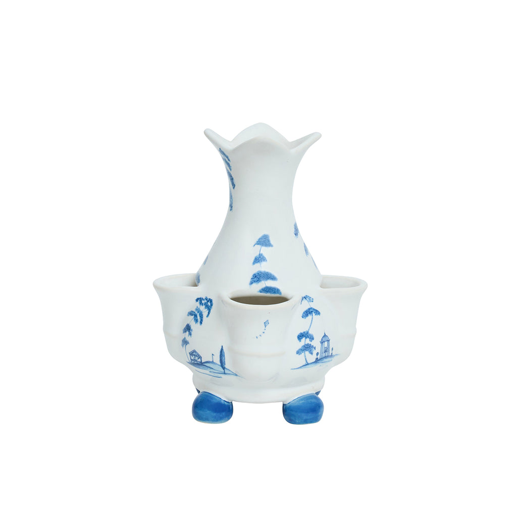 Country Estate 6" Tulipiere Vase in Delft Blue