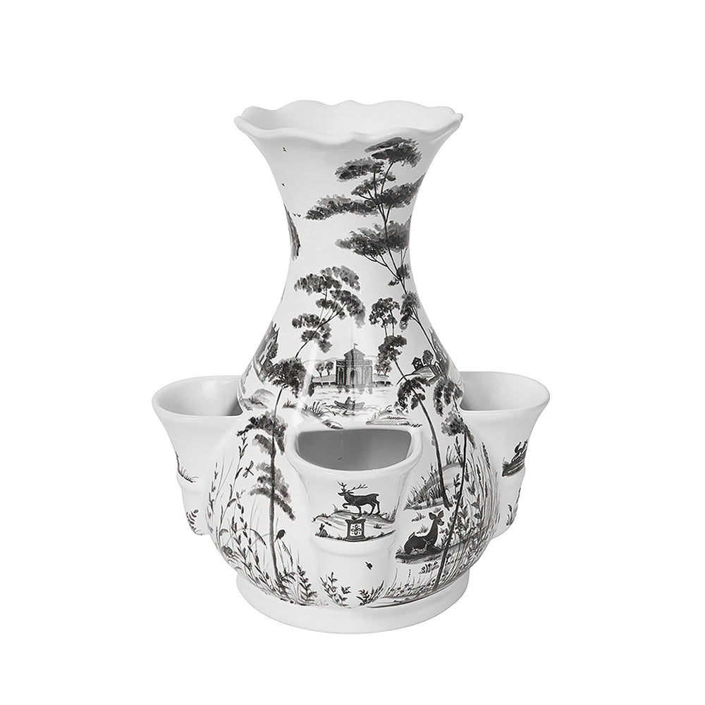 Country Estate 11.5" Tulipiere Vase in Flint Grey