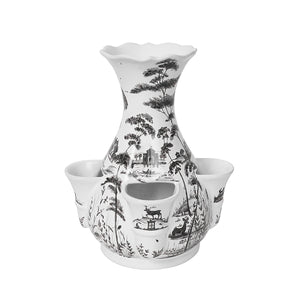 Country Estate 11.5" Tulipiere Vase in Flint Grey