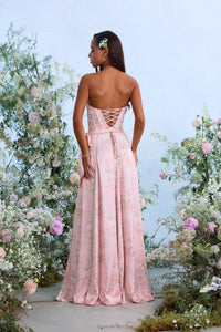 The Cecilia Dress in Light Pink Tapestry Rose