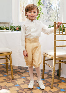 Beige Silk Pageboy Knickerbockers (12mths-10yrs) Trousers  from Pepa London