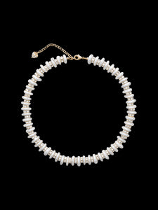 Celine Necklace in White