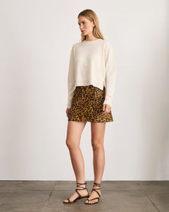 Celine Skirt in Brown Multi