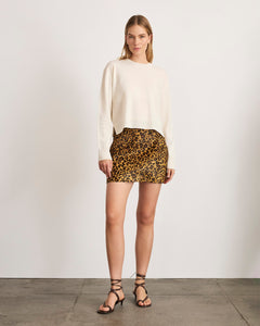 Celine Skirt in Brown Multi