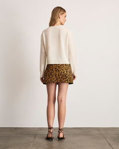 Celine Skirt in Brown Multi