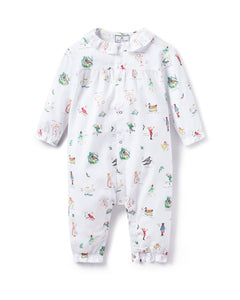 Baby's Twill Madeline Romper in 12 Days of Christmas